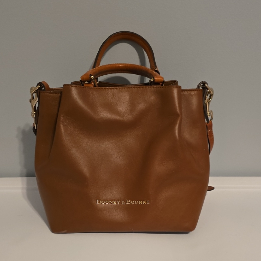 Dooney & Bourke Tan Leather Satchel